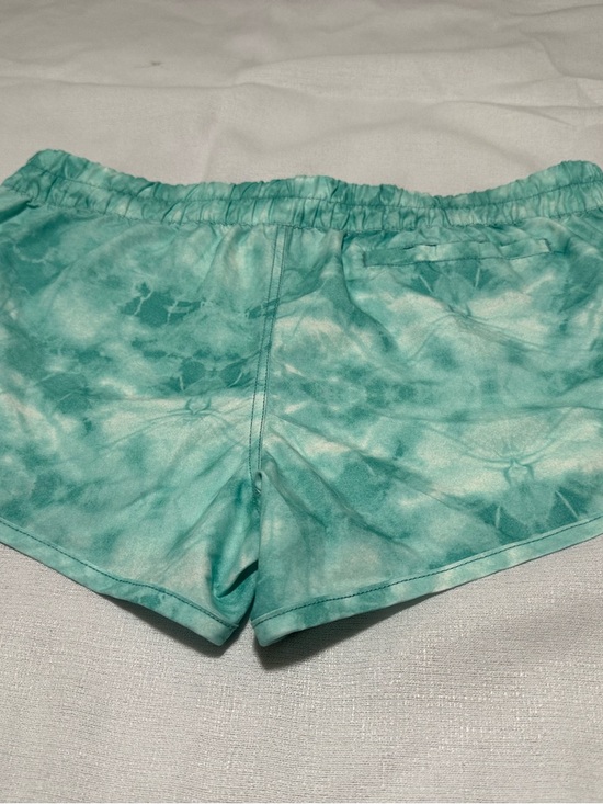 Hurley Teal Tie-Dye Athletic Shorts for Women - Picture 2 of 5